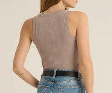 Load image into Gallery viewer, Z Supply Taupe Sirena Rib Tank