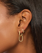 Load image into Gallery viewer, Ana Luisa Double Hoop Earrings- Ash Double