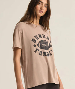 Z Supply Latte Sunday Funday Tee