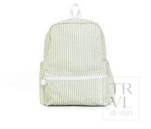 Load image into Gallery viewer, TRVL Backpacker- Pimlico Stripe Sage
