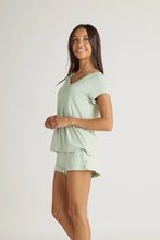 Load image into Gallery viewer, Faceplant Sage Classic V-Neck Tee