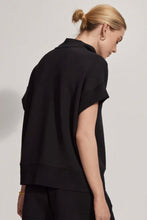 Load image into Gallery viewer, Varley Black Ritchie Short Sleeve Sweat Top