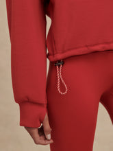Load image into Gallery viewer, Varley Sian Cropped Half Zip Midlayer Lava Falls