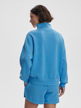 Load image into Gallery viewer, Varley Hawley Azure Blue Half Zip Sweat