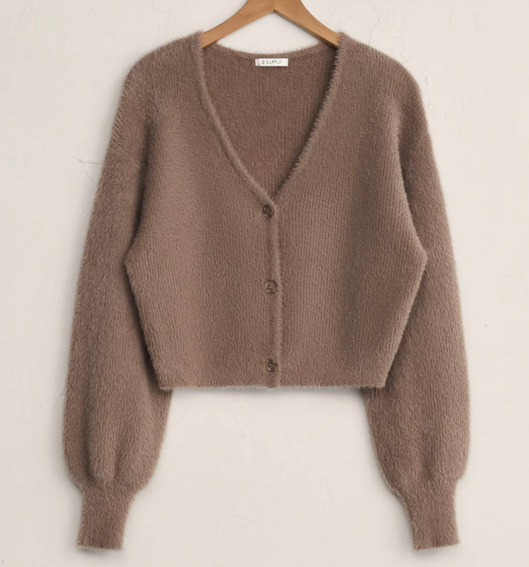 Z Supply Sadira Fluffy Cardigan Moonlight