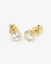 Load image into Gallery viewer, Melinda Maria Baroness 6mm Studs-Gold/White