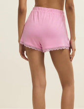 Load image into Gallery viewer, Z Supply Pink Crush Amour Lace Trim PJ Shorts