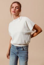 Load image into Gallery viewer, Dolman Sweater Knit Top White