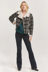 Black/White Plaid Alvie Jacket