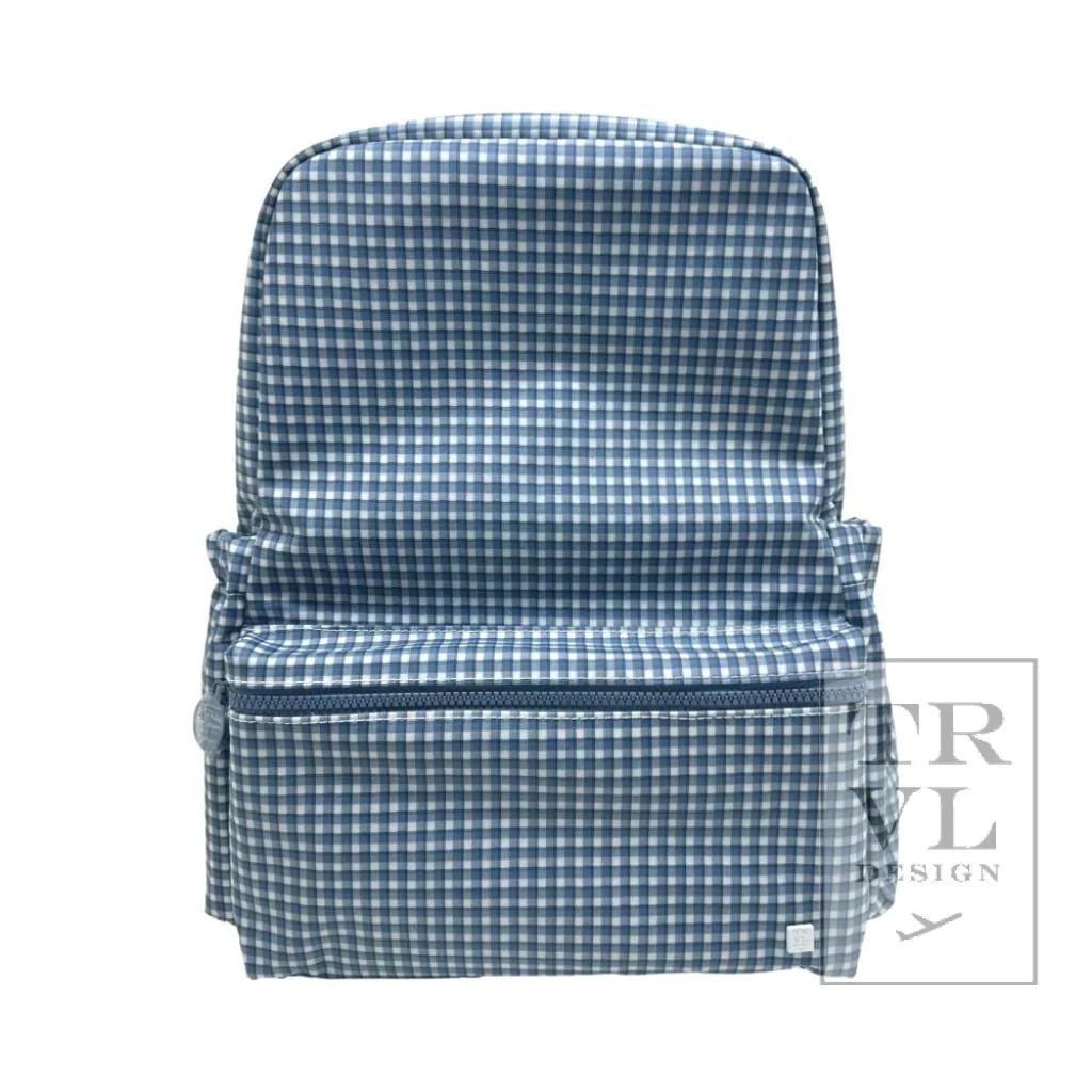 TRVL Backpacker- Rodeo Check Indigo