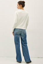 Load image into Gallery viewer, Ivory Ultra Soft Mock Neck Classic Sweater