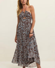 Load image into Gallery viewer, Z Supply Choc Cherry Lanie Zinn Floral Maxi Dress