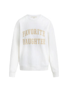 Favorite Daughter White/Rose Sweatshirt