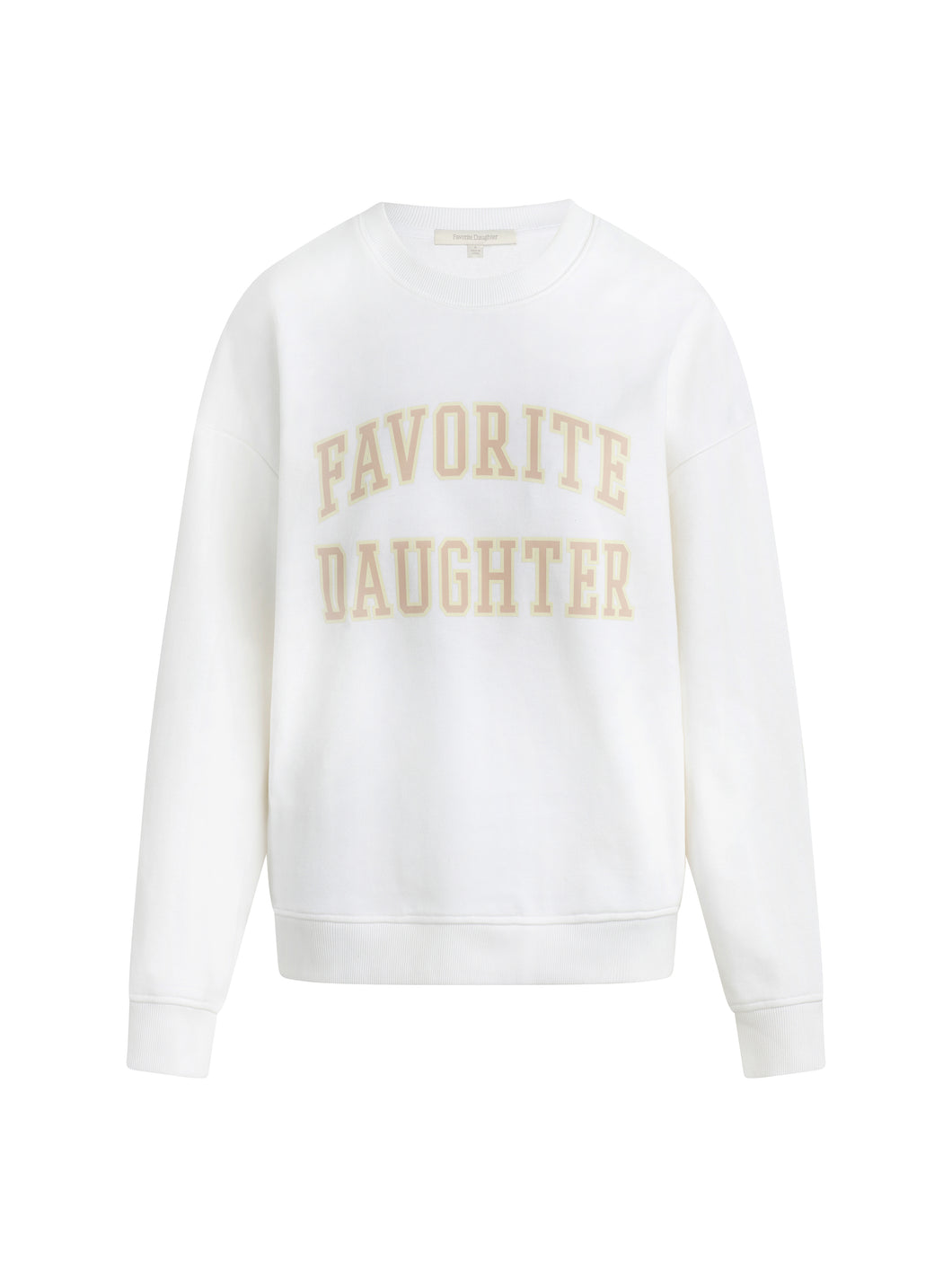 Favorite Daughter White/Rose Sweatshirt