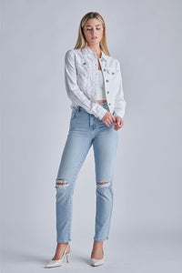 Hidden White Denim Reg. Fitted Jacket