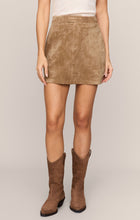 Load image into Gallery viewer, Z Supply Lt. Sand Perri Suede Mini Skirt