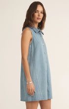 Load image into Gallery viewer, Z Supply Denim New Day Twill Mini Dress