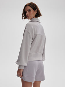 Varley Lilac Marble Gibbs Zip Through Jacket