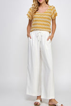 Load image into Gallery viewer, Cream Wide Leg Pant