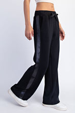 Load image into Gallery viewer, Black Modal/Satin Pullover + Pant Set