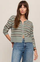 Load image into Gallery viewer, Z Supply Aqua Cloud Medina Stripe Cardigan