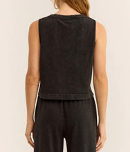 Load image into Gallery viewer, Z Supply Black Sloane V-Neck Tank Top
