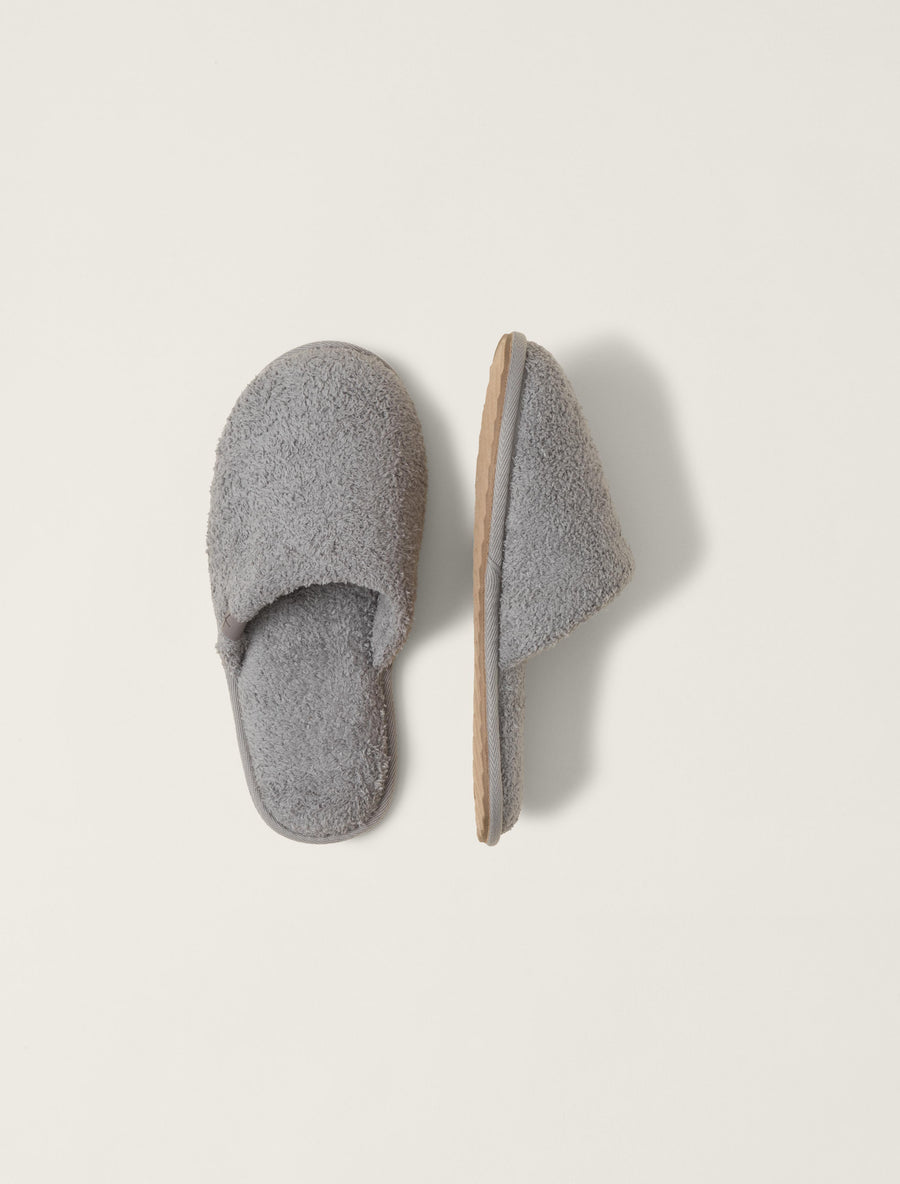 Barefoot Dreams CC Unisex Slippers Dove Gray