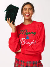 Load image into Gallery viewer, Lounge Sweater Merry &amp; Bright