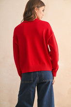 Load image into Gallery viewer, Red LS Sweater