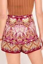 Load image into Gallery viewer, Burgundy Multi Print Skort
