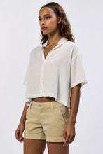 Load image into Gallery viewer, DJD White Ansel SS Button Down Shirt