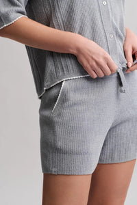 Barefoot Dreams Moonbeam CCUL Scallop Short PJ Set
