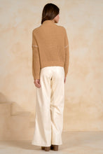 Load image into Gallery viewer, Tan 1/4 Zip Sweater