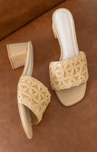 Load image into Gallery viewer, Natural Perforated Sandal