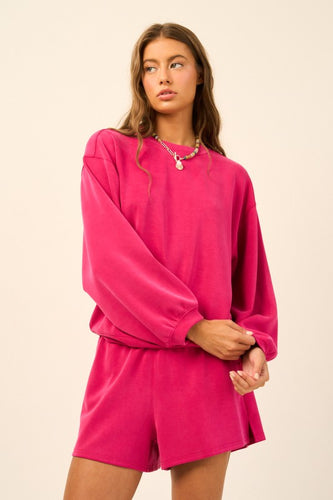 Royal Fuchsia Scuba Modal Set