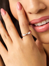 Load image into Gallery viewer, Ana Luisa Band Ring- Eliora Silver