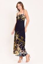 Load image into Gallery viewer, Deep Purple Floral Maxi Dress