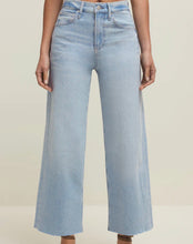 Load image into Gallery viewer, Z Supply Nova Crop High Rise Wide Leg Azul