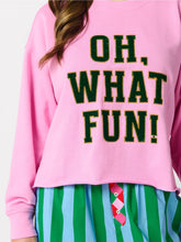 Load image into Gallery viewer, Lounge Sweatshirt Oh What Fun