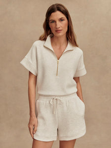 Varley Ollie HR Short 3.5” Ivory Marl