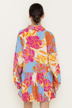 Load image into Gallery viewer, Flirty in Floral Shirt Dress