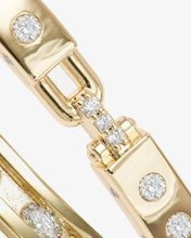 Load image into Gallery viewer, Melinda Maria Ashley Sunset Lock Cuff 6mm-Gold/White