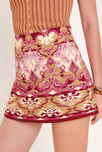 Load image into Gallery viewer, Burgundy Multi Print Skort