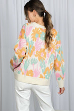 Load image into Gallery viewer, Cream Multi Floral Sweater