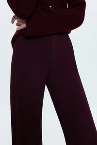 Pistola Claret Penny HR Wide Leg Jean
