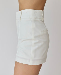 White Bella Dress Shorts