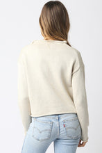 Load image into Gallery viewer, Knit Cardigan Sweater Lt Oatmeal