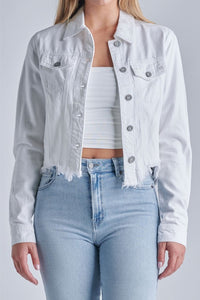 Hidden White Denim Reg. Fitted Jacket