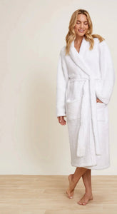 Barefoot Dreams White CC Adult Robe