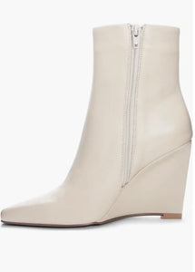 CL Cream Leather Bootie